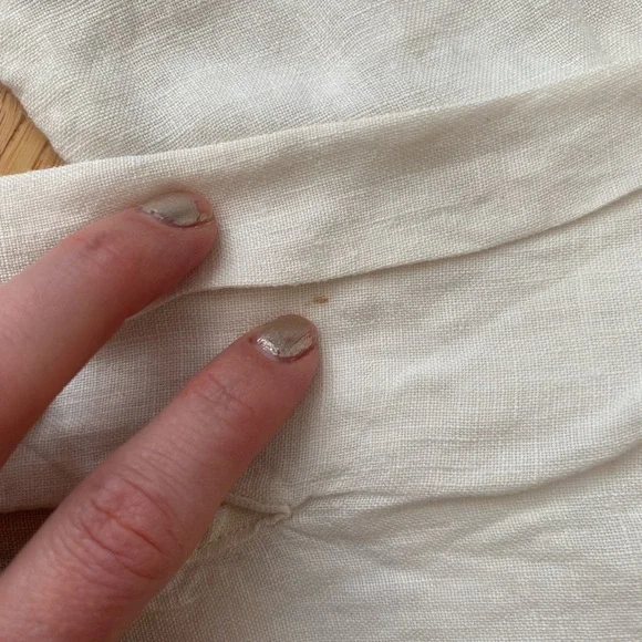 Tahari White Striped Long Sleeve Shirt Dress - Picture 5 of 11